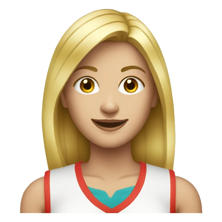 Sport blonde nutritionist sticker