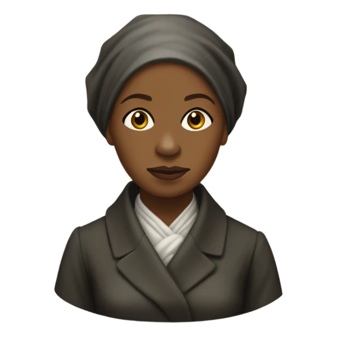 Harriet tubman and the underground railroad sticker