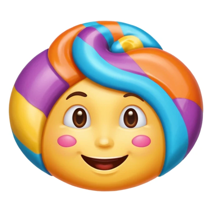 single charactarized personified candy sweet treat sticker