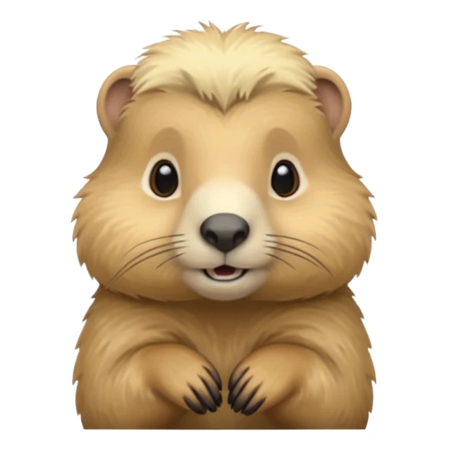Une marmotte à la chevelure blonde sticker