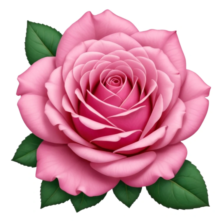 Polaroid photo of a pink rose  sticker