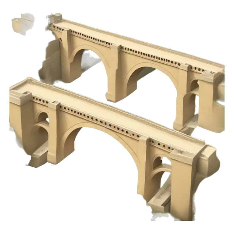 Pont du Gard Bridge 2 or more to create sticker