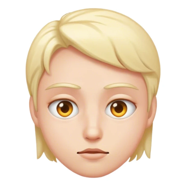 person who has X instead of eyes sticker