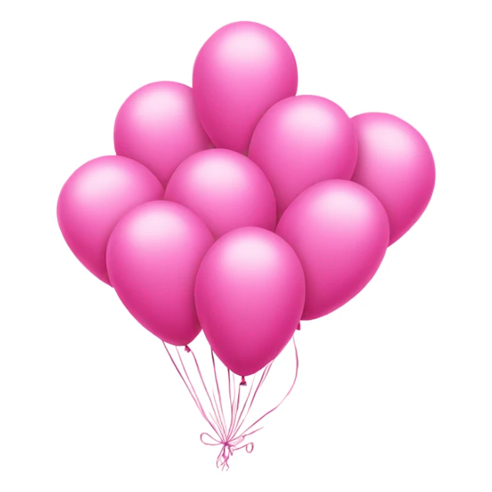 22 balloons anniversary pink  sticker
