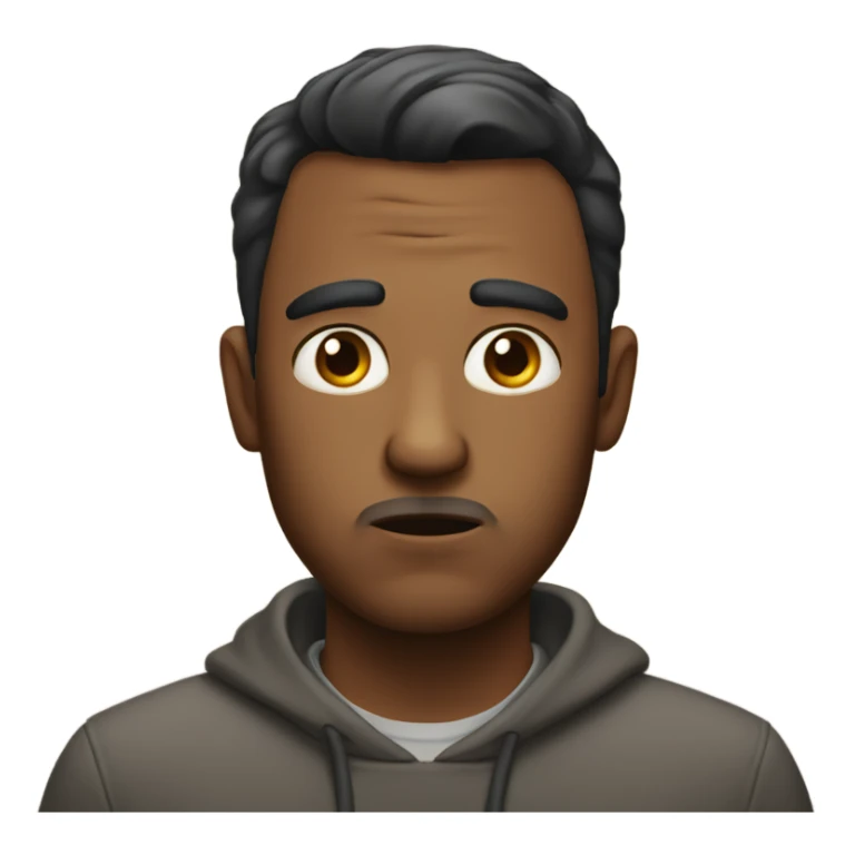 Guy who looks like myself looking bewildered and suspicious sticker