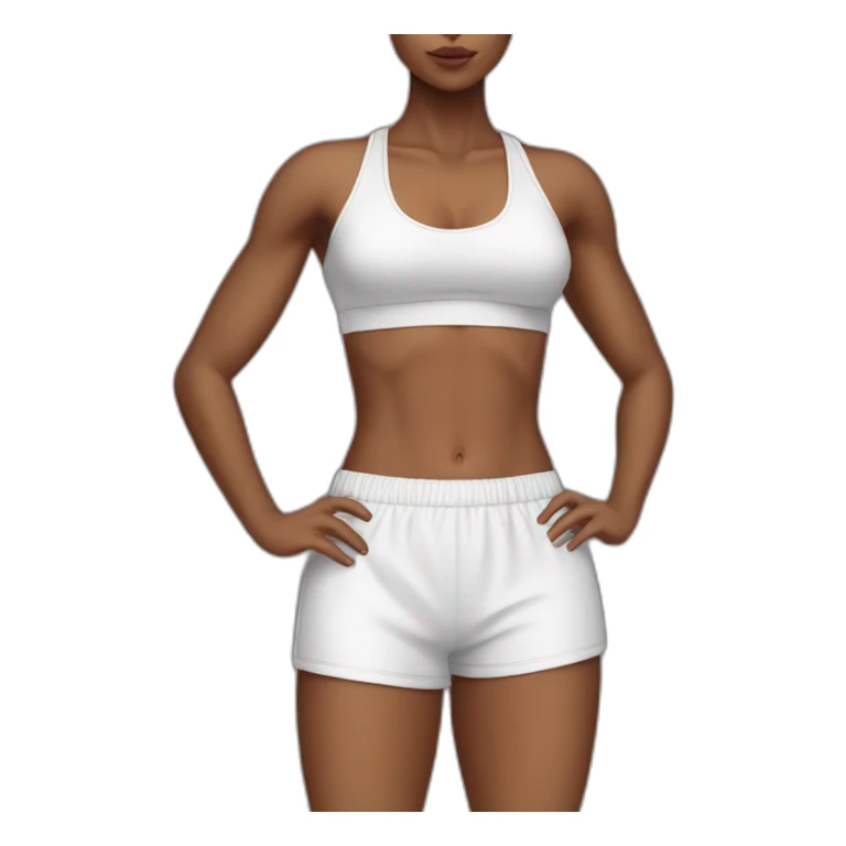 Fit girl body sticker
