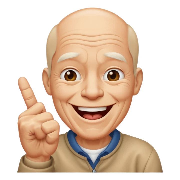 Doigt d’honneur et personne qui rigole sticker