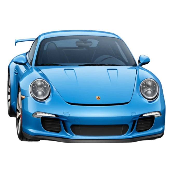 Porsche 911 bleue marine sticker