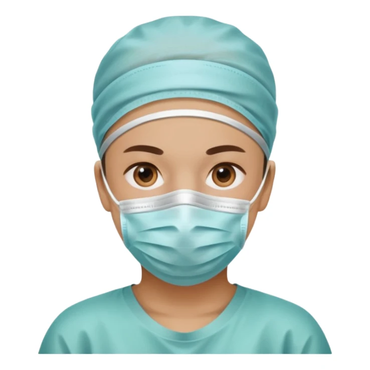 The face of surgical preparation sticker
