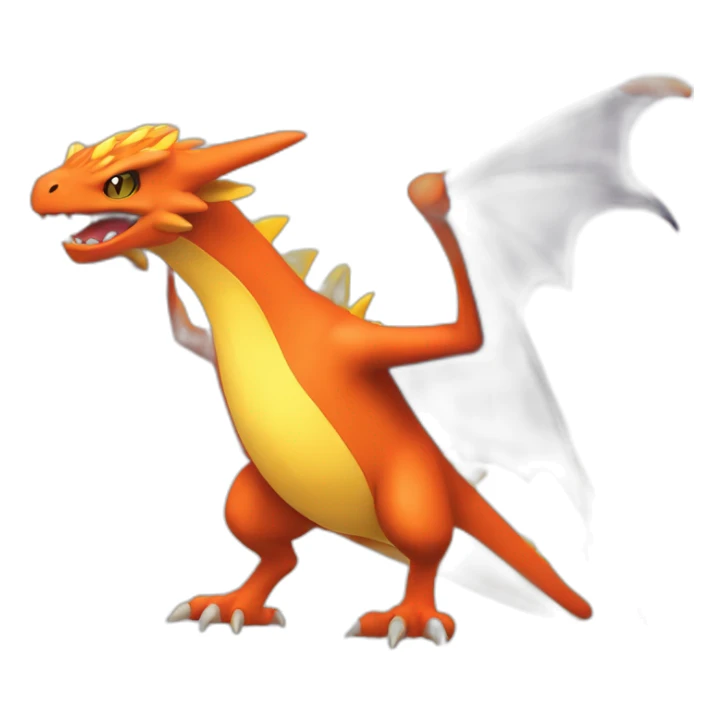 A dracaufeu of Pokémon go IOS emoji  sticker