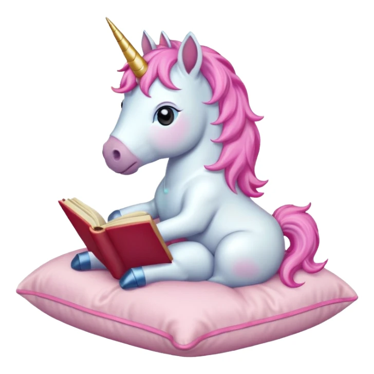 Unicorns read book
A tiny pastel unicorn sitting on a cushion, reading a glowing storybook.











 sticker