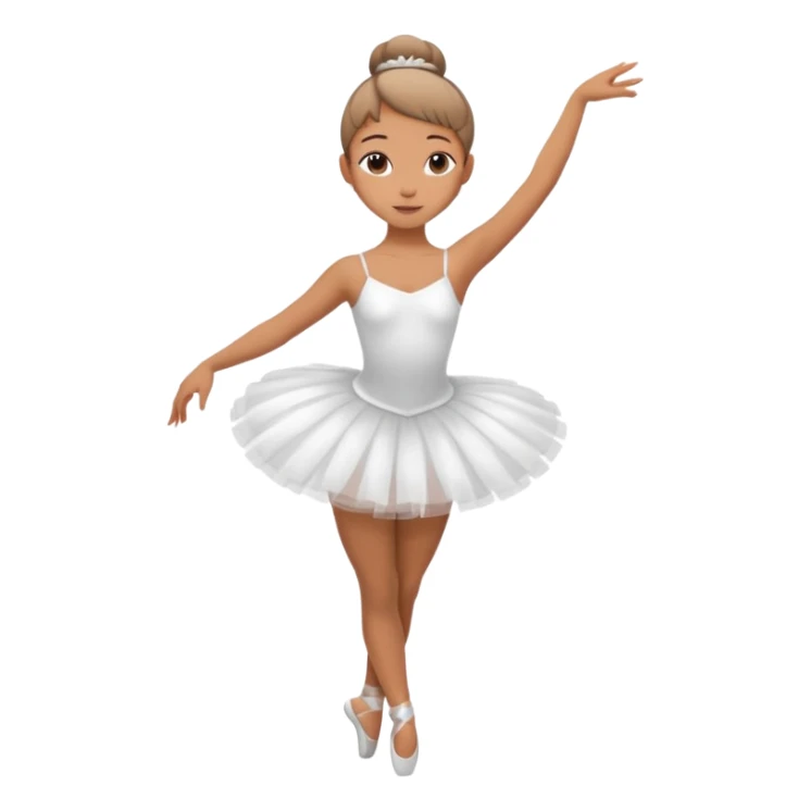ballerina full body sticker