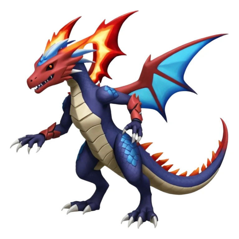 Noivern-Latios-Marowak-Salandit-Fakémon-hybrid-creature (full body)  sticker