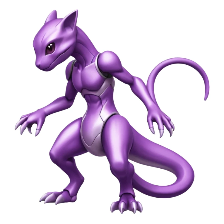 Genesect-Mewtwo-Fakémon-hybrid-creature (full body)  sticker