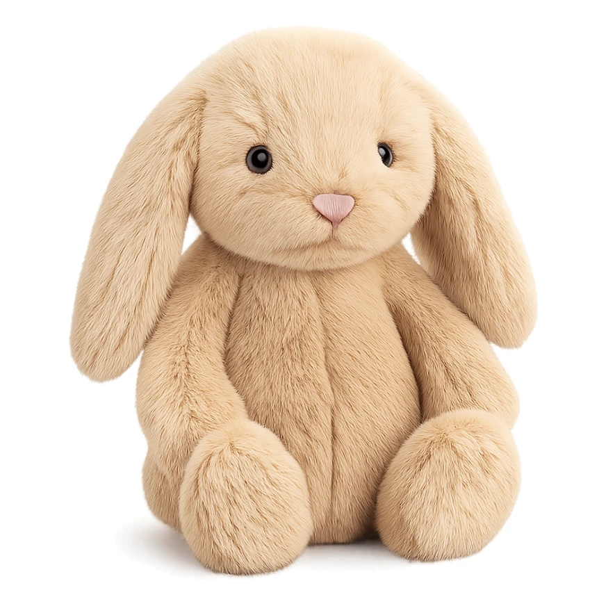 cute holland lop jellycat bunny plushie sticker