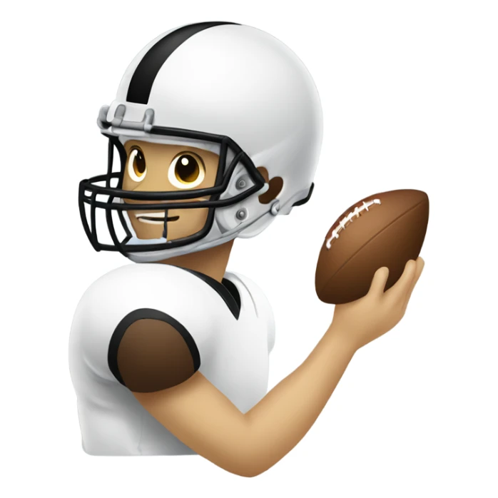 Scoop and Score Football sticker