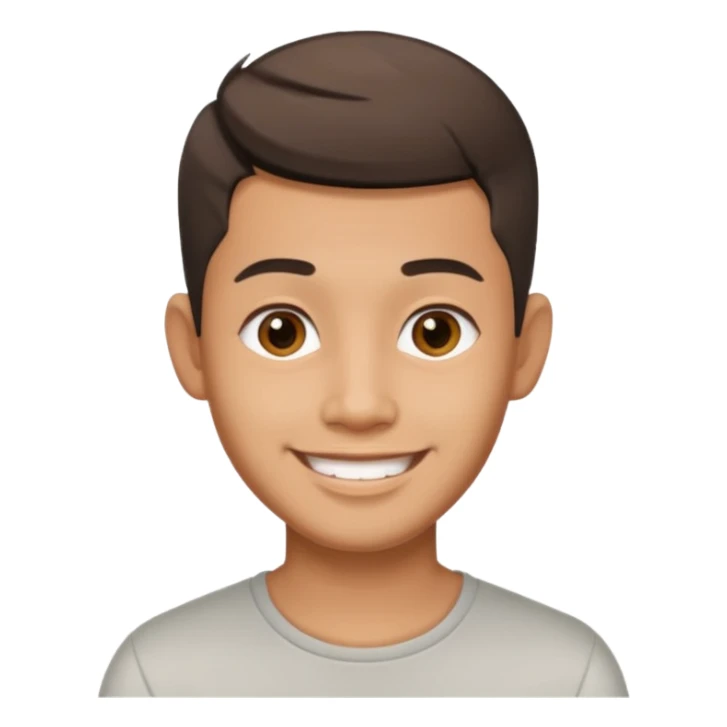 Thai man at fade hair cut 25 years old sticker