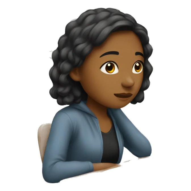 a girl waiting for her boyfriend sticker