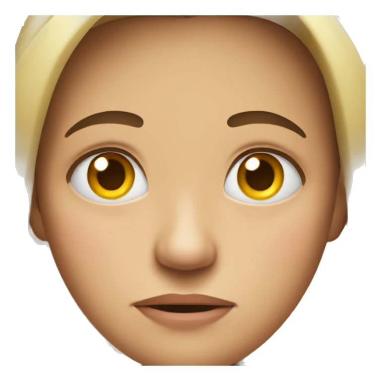 Someone who looks very displeased sticker