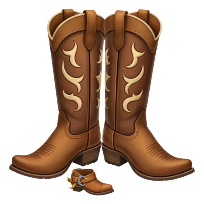 pair of cowboy boots sticker