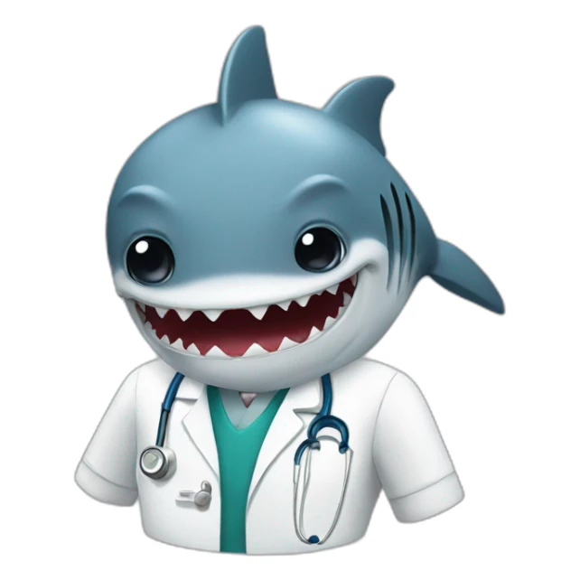 Shark doctor  sticker