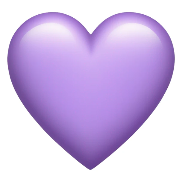 Light Purple Heart  sticker