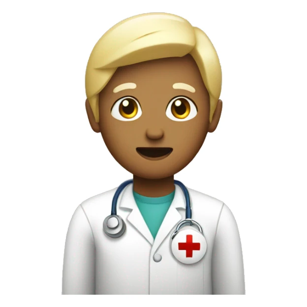 an emergency room with a heart behind it sticker