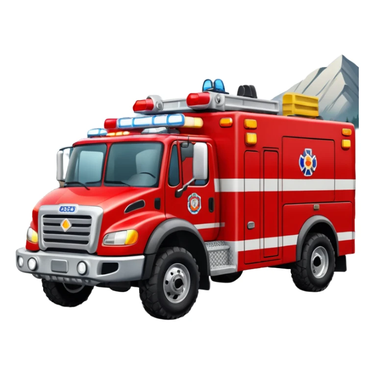 Search & Rescue Truck in USA sticker