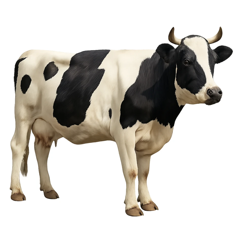 Cow sticker