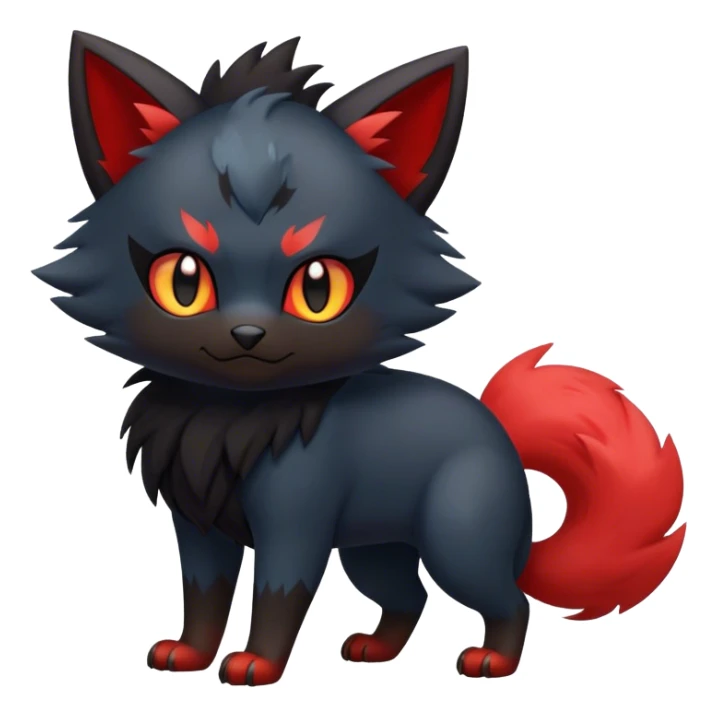 Litten-Zorua-hybrid full body sticker