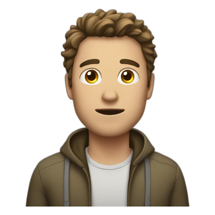 Guy who have not rested for 10 days sticker