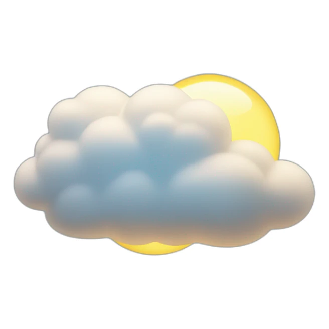 cloud light sticker