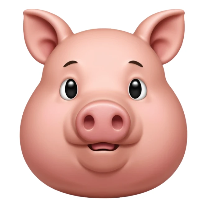Un cochon qui fait stop  sticker