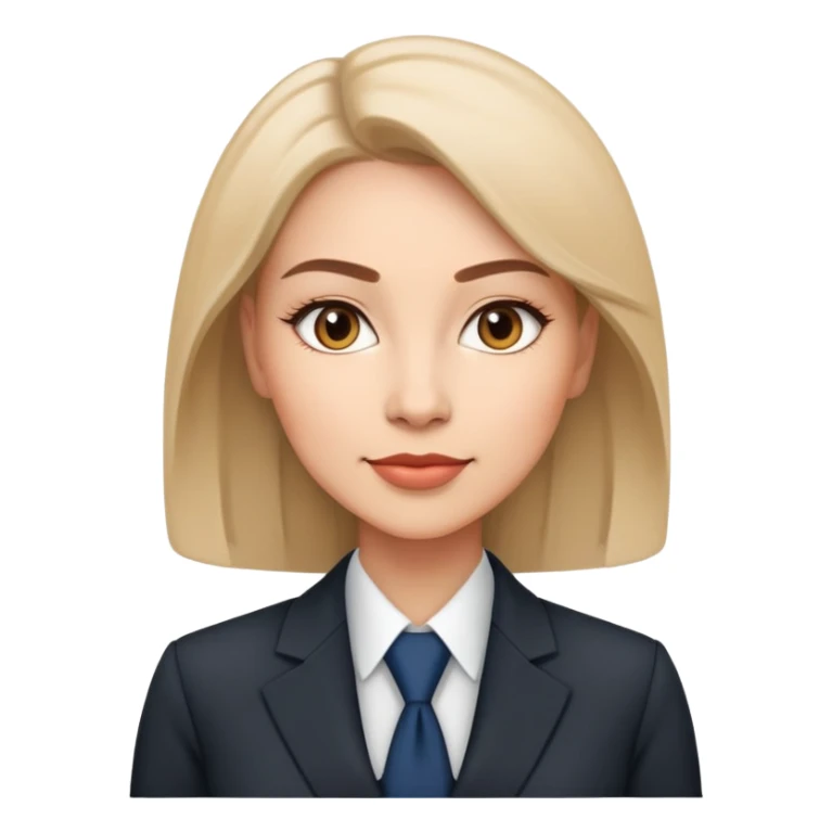 ceo woman confidently wears smart business attire sticker