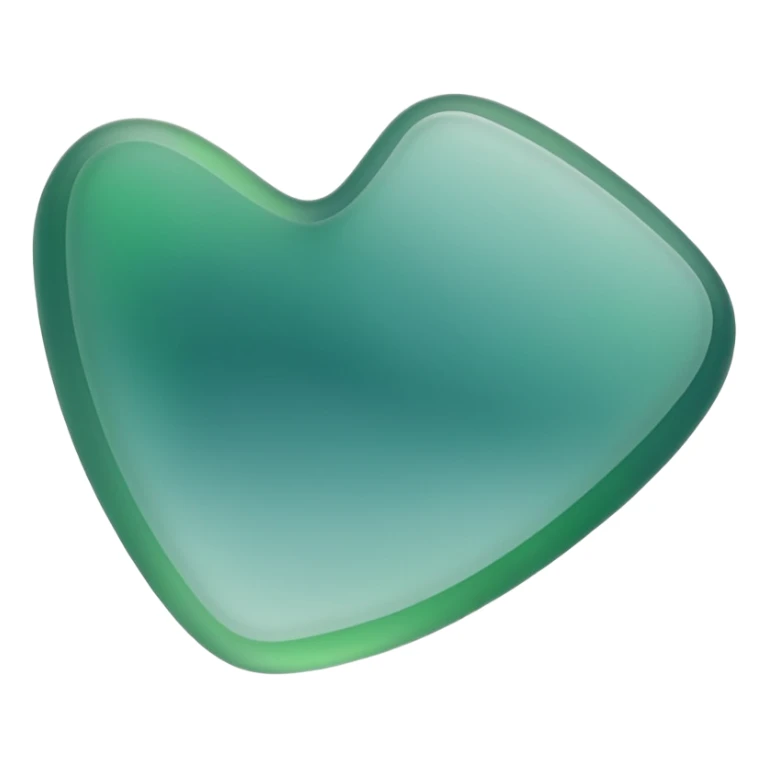 green and teal sea glass with smooth but sharp edges sticker