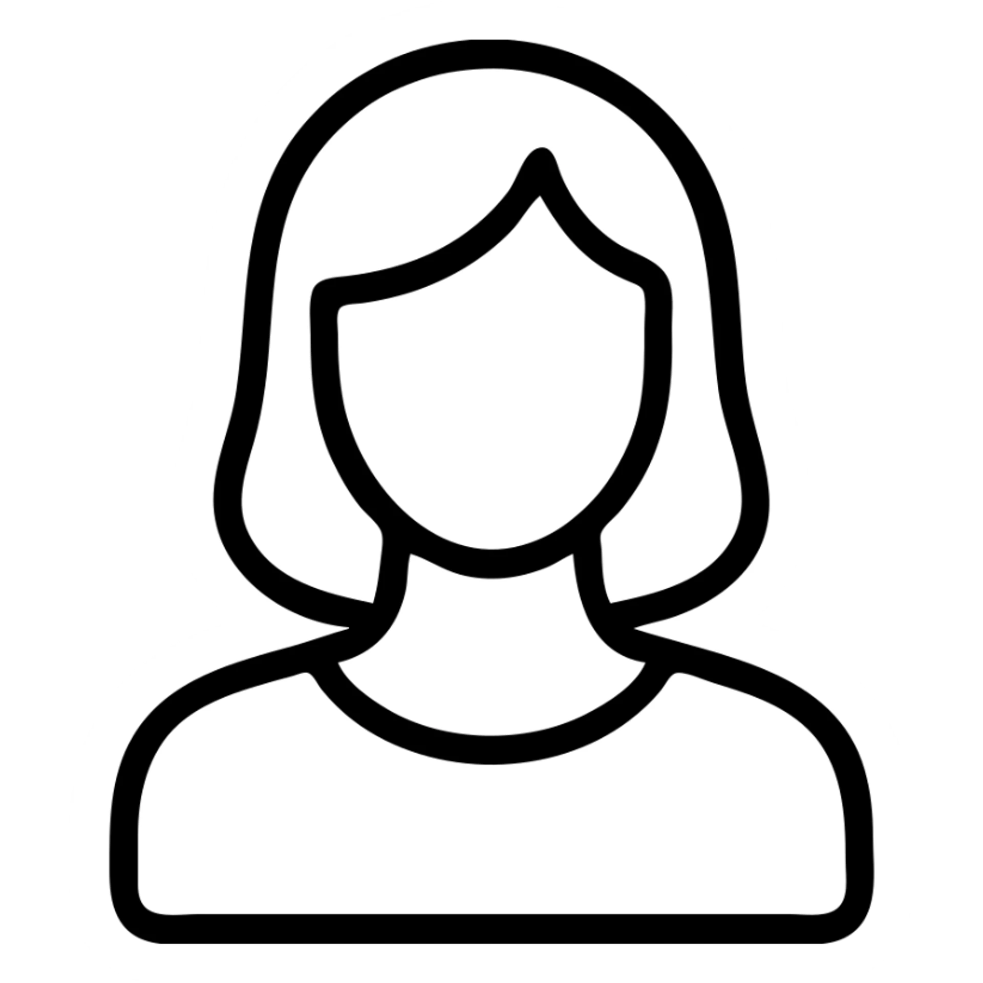 woman silhouette sticker