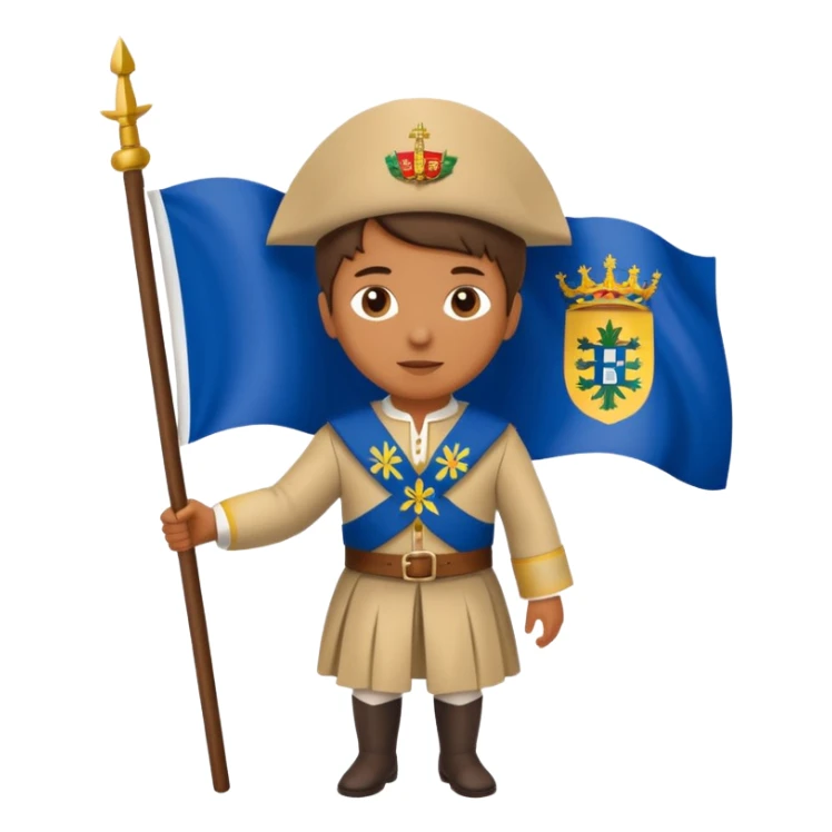 A Madeirinese local with the Madeira flag  sticker