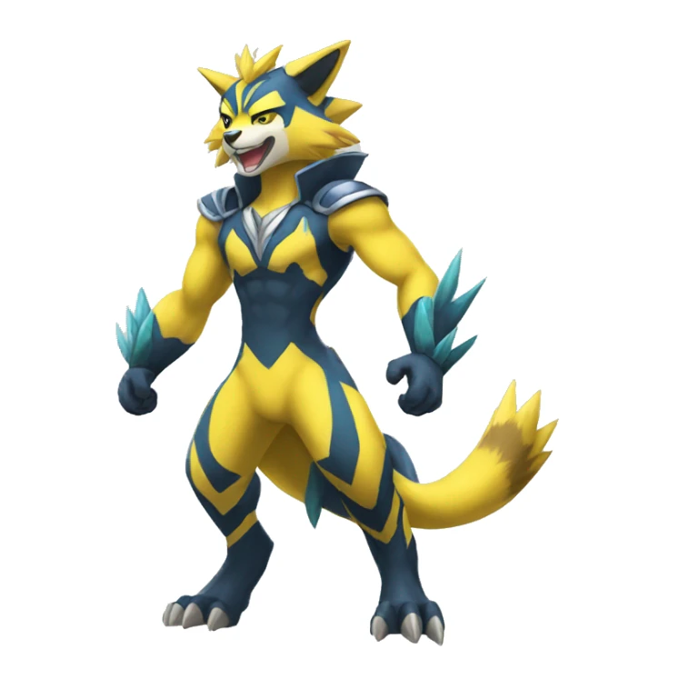 Lombax-Zeraora full body sticker