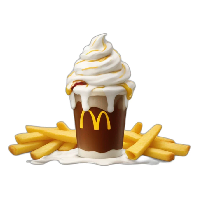 McDonald's Sundae sticker