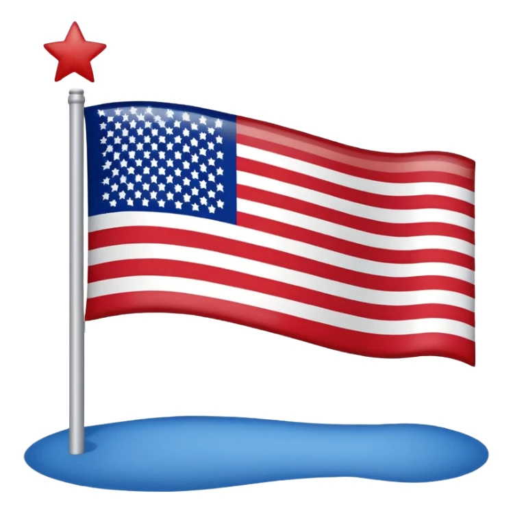 FLAG OF UNITED STATES sticker