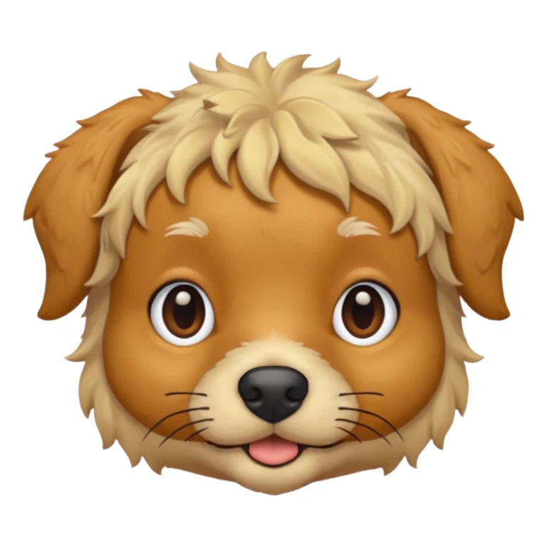 jackapoo (jack ruseel terrier + poodle) cute little kind of crusty dog but super cute, blondeish with cute little snout sticker