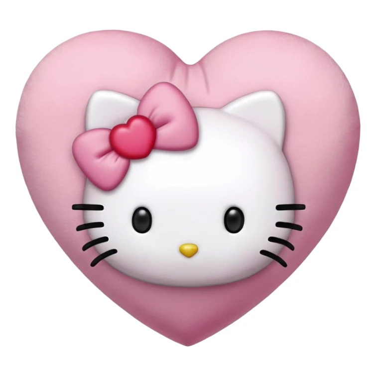 Hello kitty heart sticker