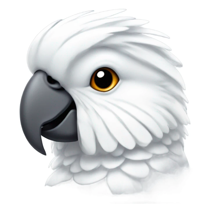 Moluccan cockatoo sticker