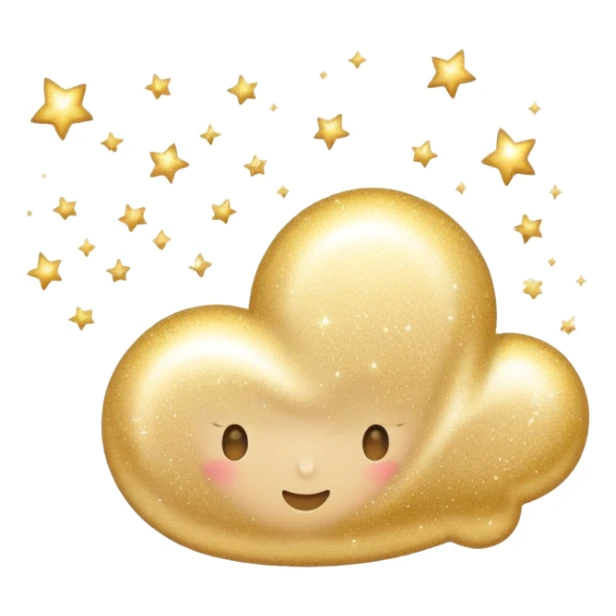 Magic dust blowing in the breeze with sparkles and glitter sticker