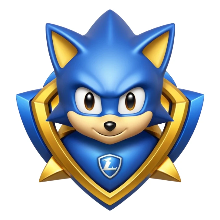 super sonic legend rank from the game rocket league the logo for it  sticker