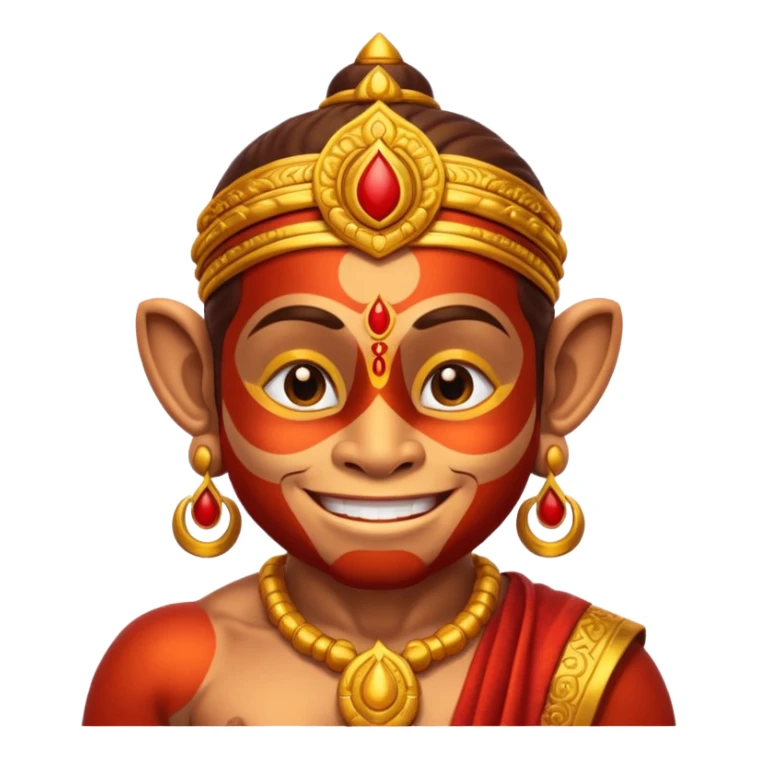 Hanuman ji god giving blessings  sticker