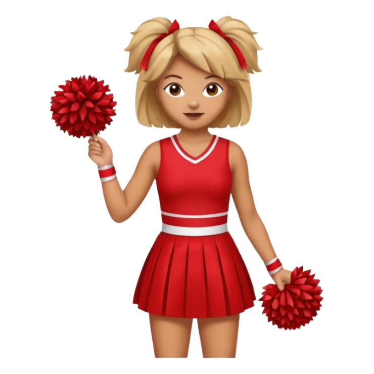 cheer leader dress sticker