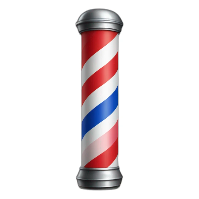 Barber pole laboutiquedubarber flag colors sticker