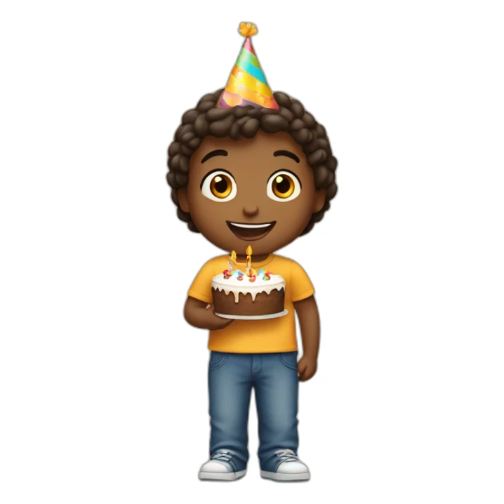 A boy celebrated his birthday, turning 11 sticker
