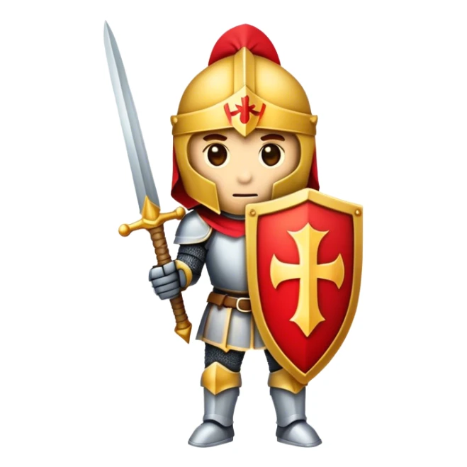 CLASH OF CLANS knight crusader emoji sticker